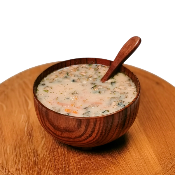 Грибной суп с курицей